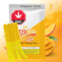 Olli Live Rosin Sour Mango Haze 100mg Gummies-10x10g Brandon Vape SuperStore and Cannabis Manitoba Canada