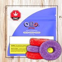 Olli O's Grape + Strawberry 1:1:1 Gummies 4x2.5mg Brandon Vape SuperStore and Cannabis Manitoba Canada