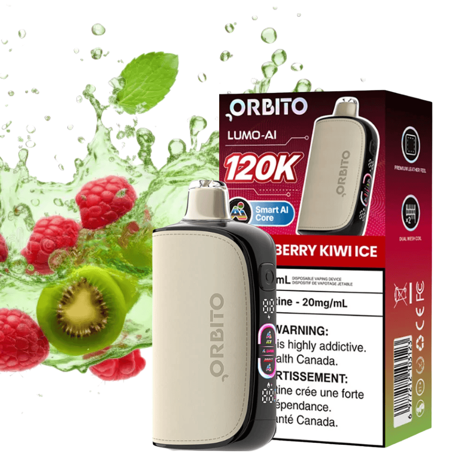 Orbito Lumo-AI 120K Disposable Vape-Strawberry Kiwi Ice 120000 / 20mg Brandon Vape SuperStore and Cannabis Manitoba Canada
