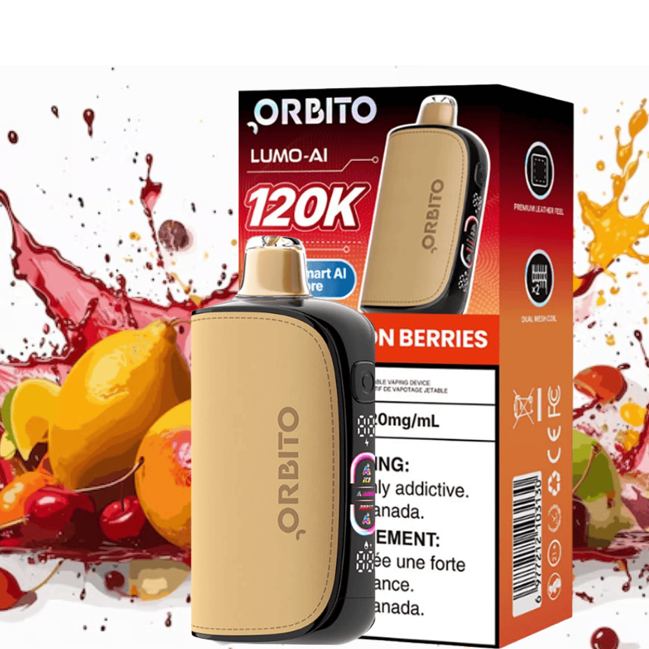 Orbito Lumo-AI 120K Disposable Vape-Watermelon Berries 120000 / 20mg Brandon Vape SuperStore and Cannabis Manitoba Canada