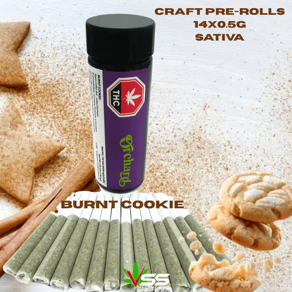 Orchard Burnt Cookie CRAFT Indica Pre-Rolls - 14x0.5g Brandon Vape SuperStore and Cannabis Manitoba Canada
