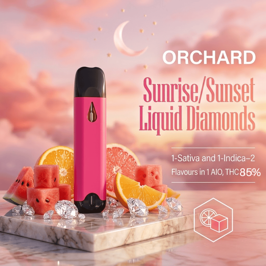 Orchard high Noon Hybrid AIO Disposable Vape - 2g Brandon Vape SuperStore and Cannabis Manitoba Canada