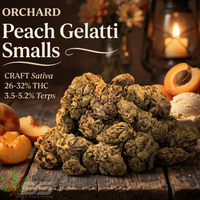 Orchard Peach Gelatti Smalls CRAFT Sativa Flower - 14g Brandon Vape SuperStore and Cannabis Manitoba Canada