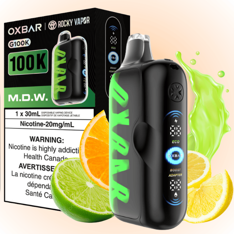 Oxbar G100K Disposable Vape - M.D.W. 100K Puffs / 20mg Brandon Vape SuperStore and Cannabis Manitoba Canada