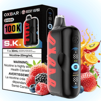Oxbar G100K Disposable Vape - S.K. 100K Puffs / 20mg Brandon Vape SuperStore and Cannabis Manitoba Canada