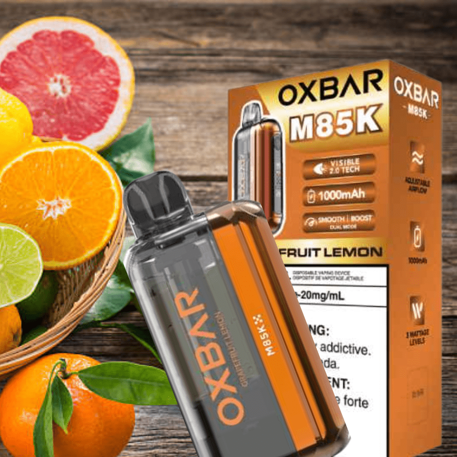 Oxbar M85K Disposable Vape - Grapefruit Lemon 20mg Brandon Vape SuperStore and Cannabis Manitoba Canada