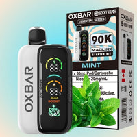 Oxbar Maglink 90K Closed Pods-Mint Brandon Vape SuperStore and Cannabis Manitoba Canada