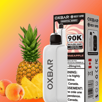 Oxbar Maglink 90K Closed Pods-Peach Pineapple Brandon Vape SuperStore and Cannabis Manitoba Canada
