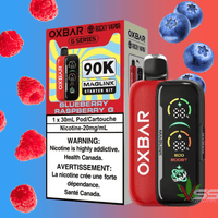 Oxbar Maglink 90K Kit-Blueberry Raspberry G 90000 Puffs / 20mg Brandon Vape SuperStore and Cannabis Manitoba Canada