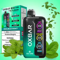 Oxbar Tri-Fusion 45k Disposable Vape-Double Mint 20mg / 45000 Puffs Brandon Vape SuperStore and Cannabis Manitoba Canada