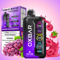 Oxbar Tri-Fusion 45k Disposable Vape-Grape Raspberry 20mg / 45000 Puffs Brandon Vape SuperStore and Cannabis Manitoba Canada