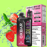 Oxbar Tri-Fusion 45k Disposable Vape-Strawberry H 45000 Puffs / 20mg Brandon Vape SuperStore and Cannabis Manitoba Canada