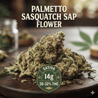 Palmetto Sasquatch Sap Sativa Flower-14g Brandon Vape SuperStore and Cannabis Manitoba Canada
