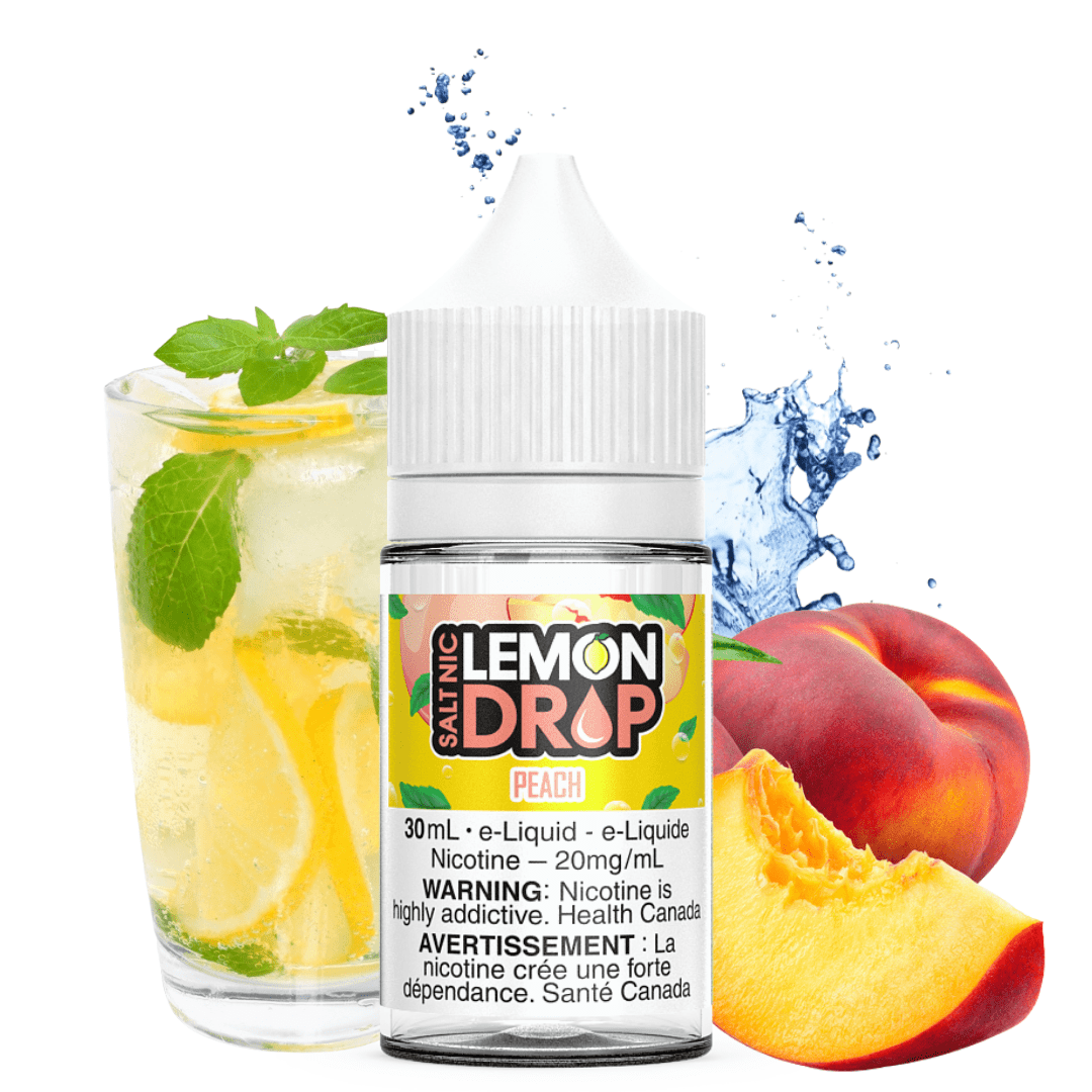 Peach Salts by Lemon Drop E-Liquid 30ml / 12mg Brandon Vape SuperStore and Cannabis Manitoba Canada