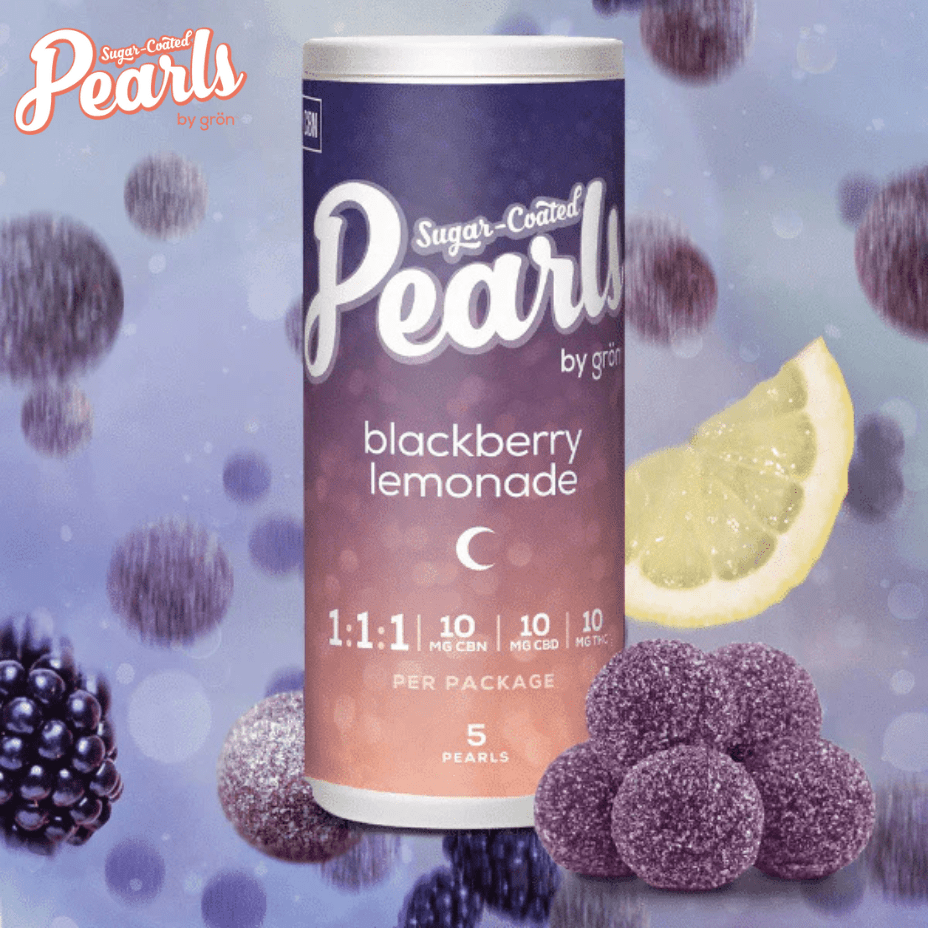 Pearls Blackberry Lemonade 1:1:1 THC Gummies Brandon Vape SuperStore and Cannabis Manitoba Canada