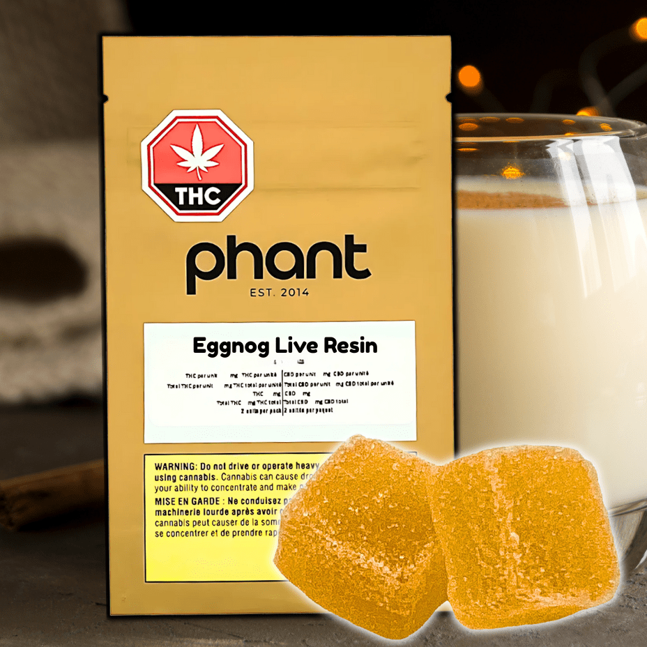 Phant Egg Nog Live Resin Gummies 2x5mg Brandon Vape SuperStore and Cannabis Manitoba Canada
