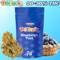 Potluck Blueberry Tart Indica Flower - 7g Brandon Vape SuperStore and Cannabis Manitoba Canada