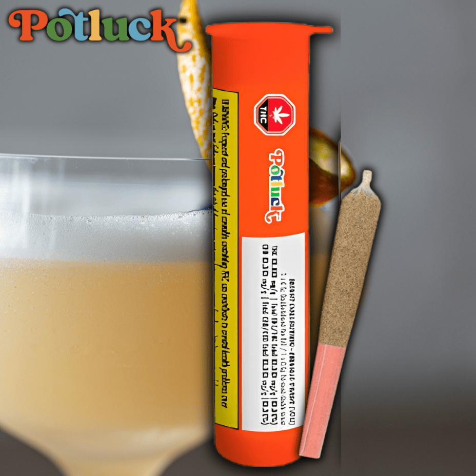 Potluck Burst Collection Orange Twist Dbl Infused Pre-roll 1x0.5g 1x0.5g Brandon Vape SuperStore and Cannabis Manitoba Canada