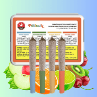 Potluck Burst Collection Variety Pack Infused Pre-rolls 4x0.5g 4x0.5g Brandon Vape SuperStore and Cannabis Manitoba Canada