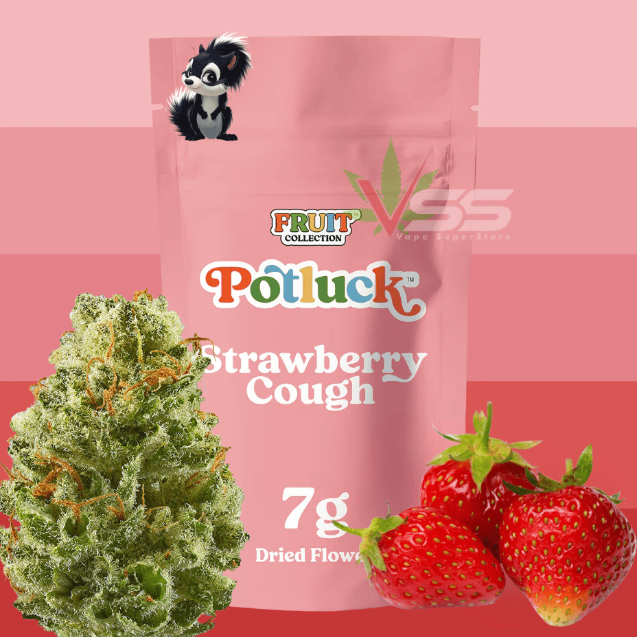 Potluck Strawberry Cough Sativa CRAFT Flower-7g Brandon Vape SuperStore and Cannabis Manitoba Canada