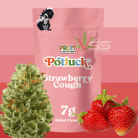 Potluck Strawberry Cough Sativa CRAFT Flower-7g Brandon Vape SuperStore and Cannabis Manitoba Canada