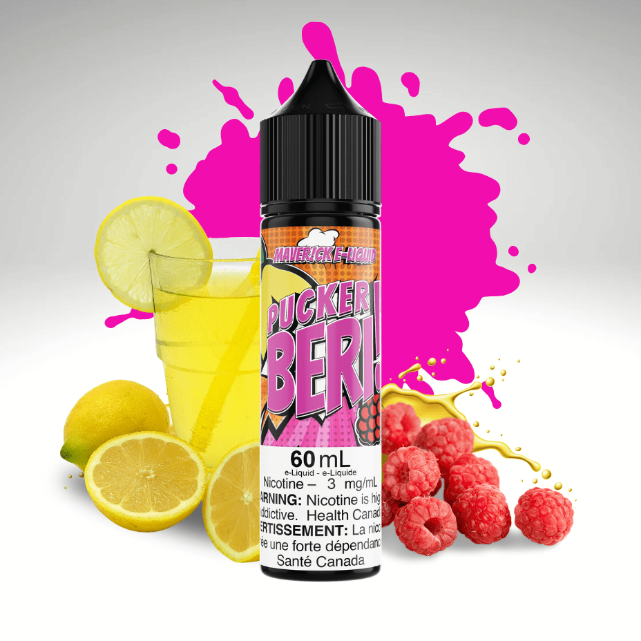 Pucker Beri by Maverick E-Liquid 60ml / 3mg Brandon Vape SuperStore and Cannabis Manitoba Canada