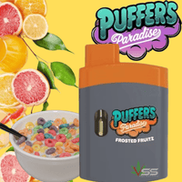 Puffer's Frosted Fruitz Liquid Diamond Hybrid Disposable-1.0g Brandon Vape SuperStore and Cannabis Manitoba Canada
