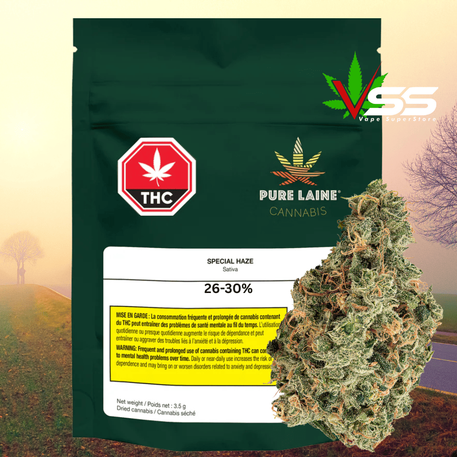 Pure Laine Cannabis - Special Haze Sativa Flower 3.5g Brandon Vape SuperStore and Cannabis Manitoba Canada