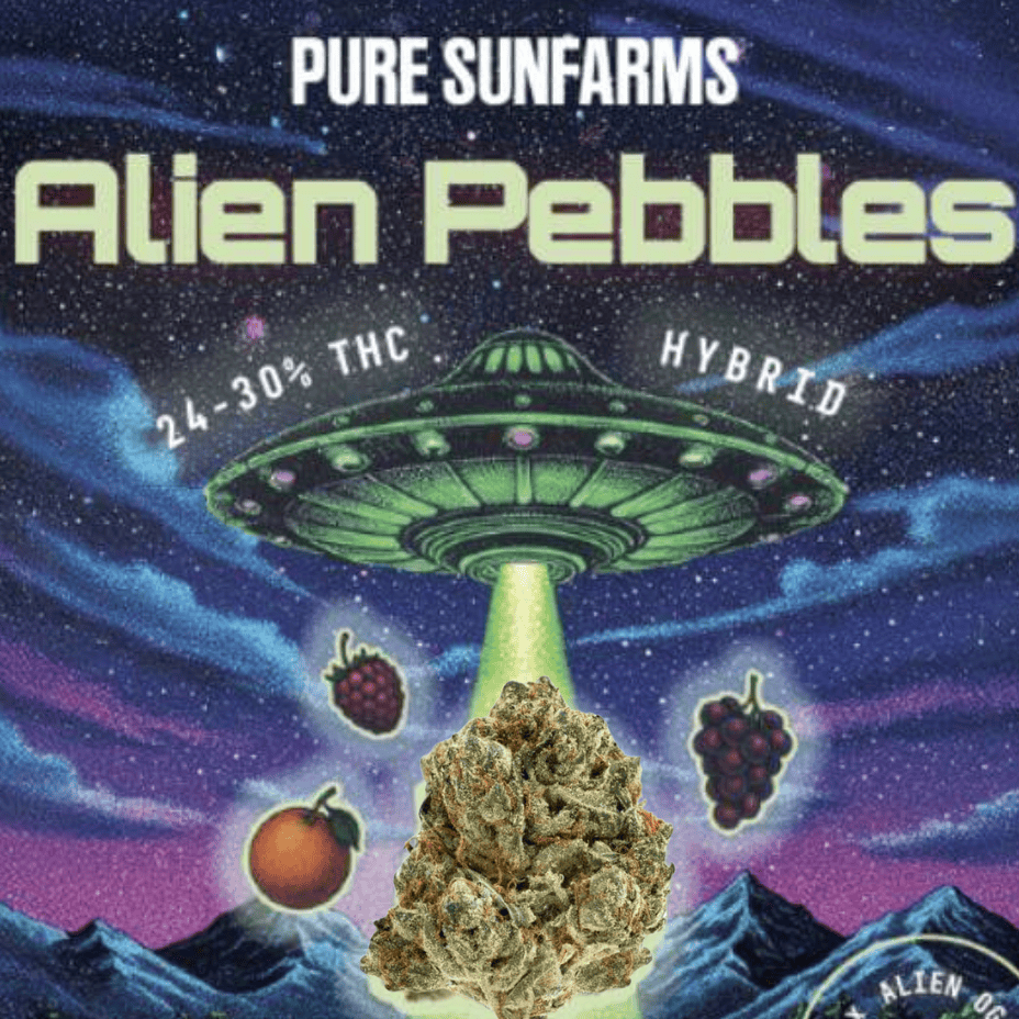 Pure SunFarms Alien Pebbles Hybrid Pre-Rolls-10x0.35g Brandon Vape SuperStore and Cannabis Manitoba Canada