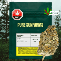Pure Sunfarms - Gorilla Milk Sativa Flower 7g Brandon Vape SuperStore and Cannabis Manitoba Canada