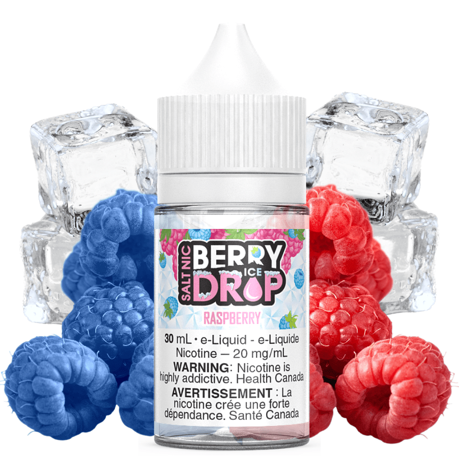 Raspberry Ice Salt by Berry Drop E-Liquid 30ml / 12mg Brandon Vape SuperStore and Cannabis Manitoba Canada