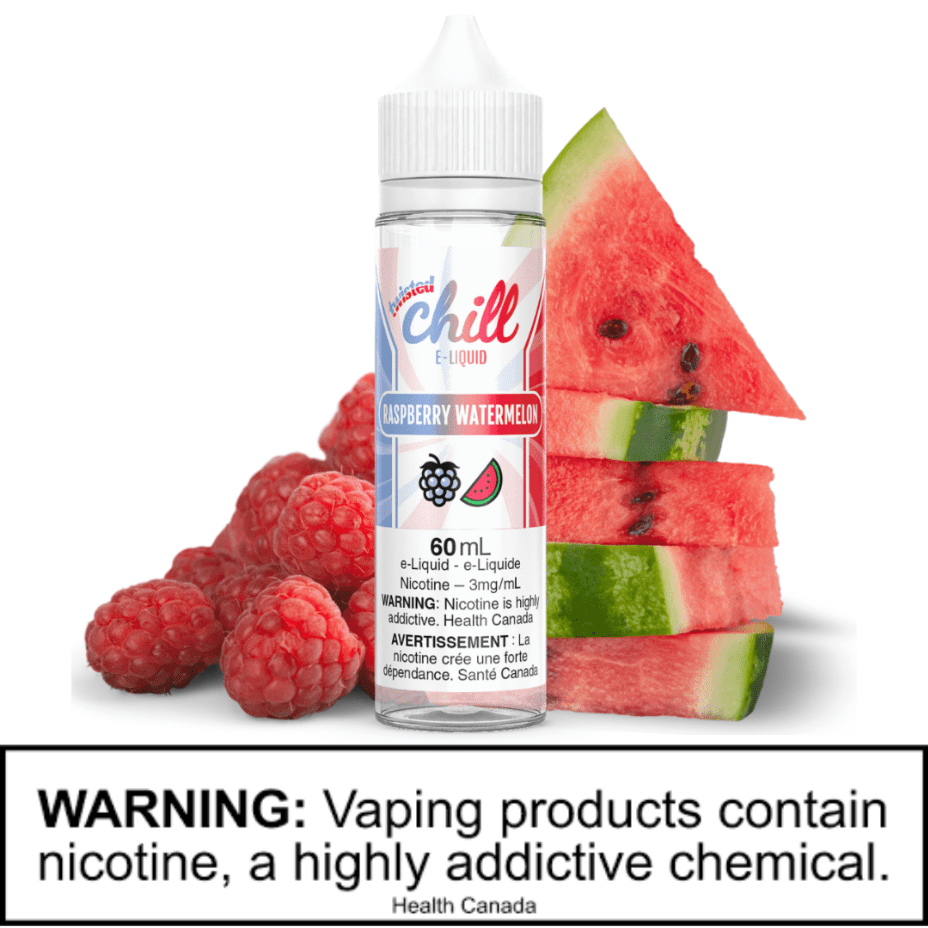 Raspberry Watermelon by Chill E-liquid 3mg Brandon Vape SuperStore and Cannabis Manitoba Canada