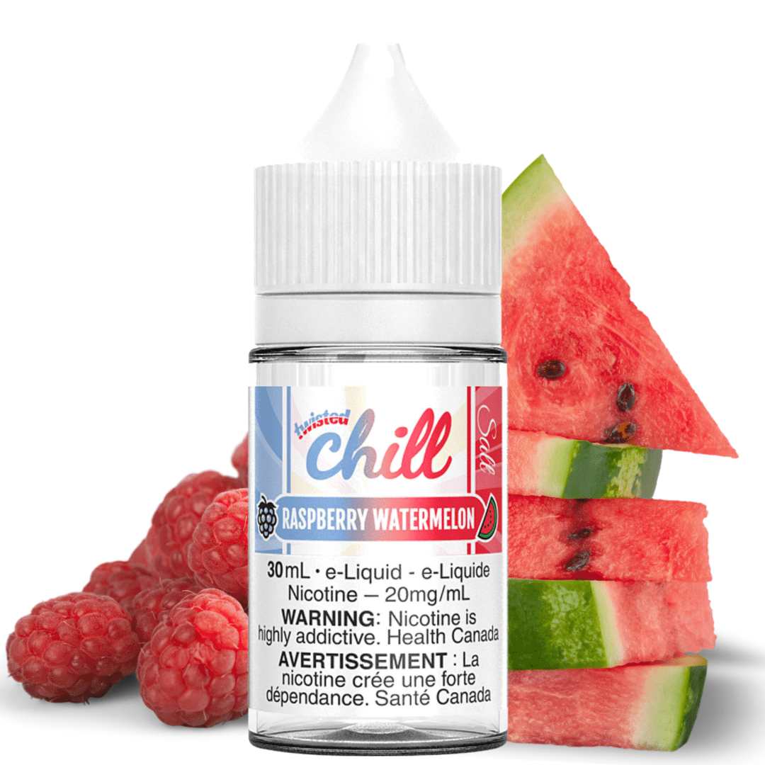 Raspberry Watermelon Salts by Chill E-Liquid 12mg Brandon Vape SuperStore and Cannabis Manitoba Canada