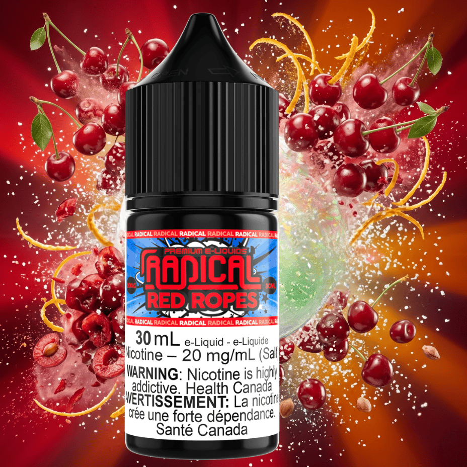 Red Ropes Salt Nic by Radical E-liquid 30mL / 12mg Brandon Vape SuperStore and Cannabis Manitoba Canada