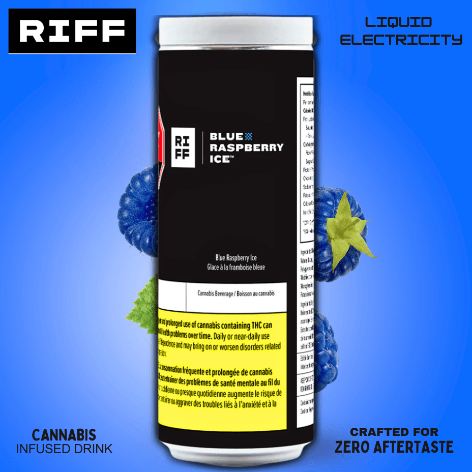 Riff Blue Raspberry Ice - 355mL Brandon Vape SuperStore and Cannabis Manitoba Canada