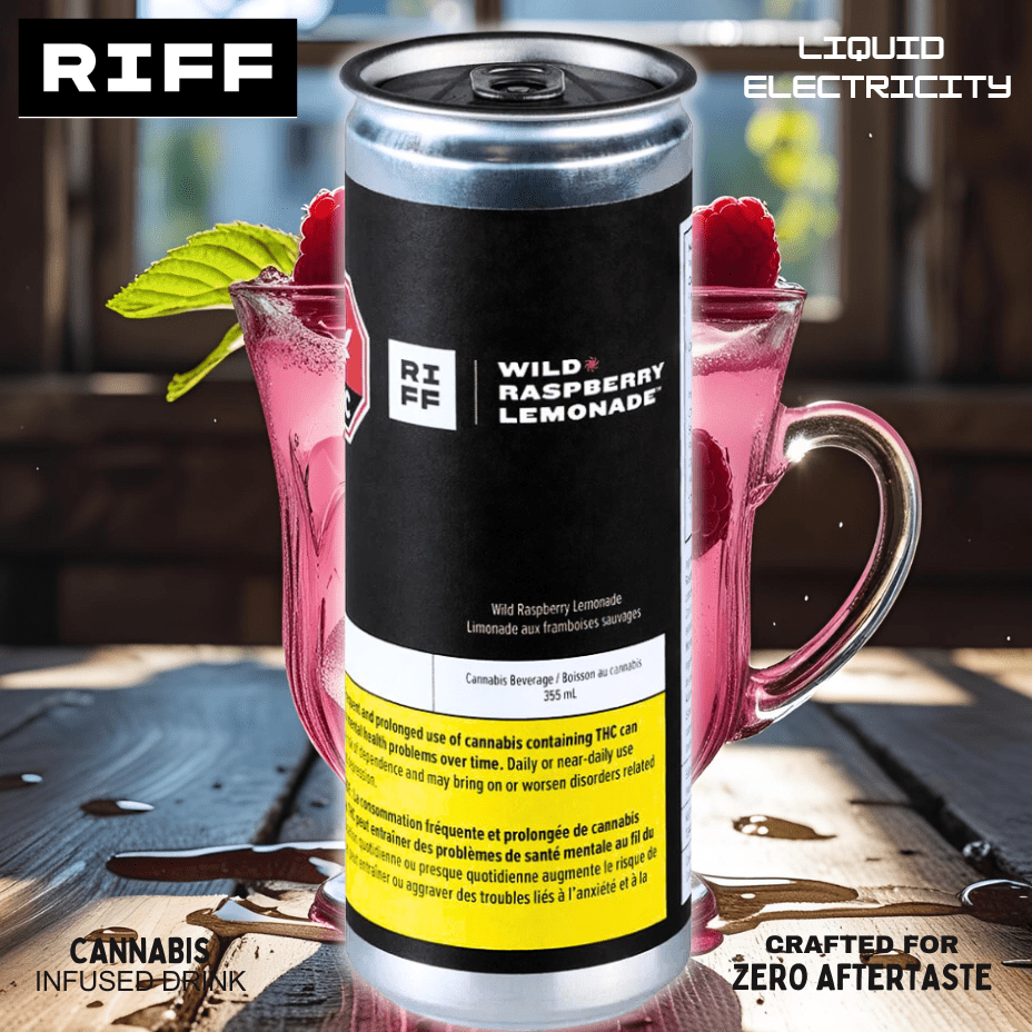 Riff Raspberry Lemonade - 355mL Brandon Vape SuperStore and Cannabis Manitoba Canada