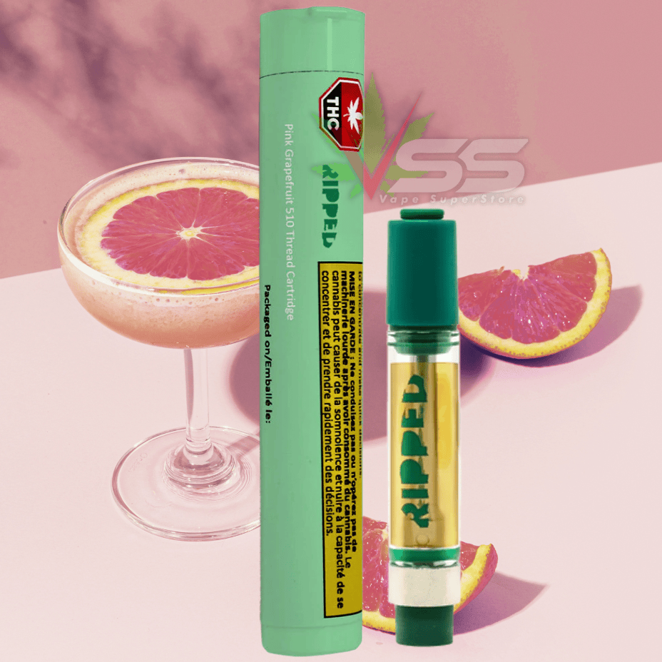 Ripped - Pink Grapefruit 510 Thread Cartridge - 0.95g Brandon Vape SuperStore and Cannabis Manitoba Canada