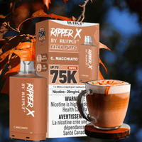 Ripper X 75k Turbo Pod-C Macchiato 20mg / 75000 Puffs Brandon Vape SuperStore and Cannabis Manitoba Canada
