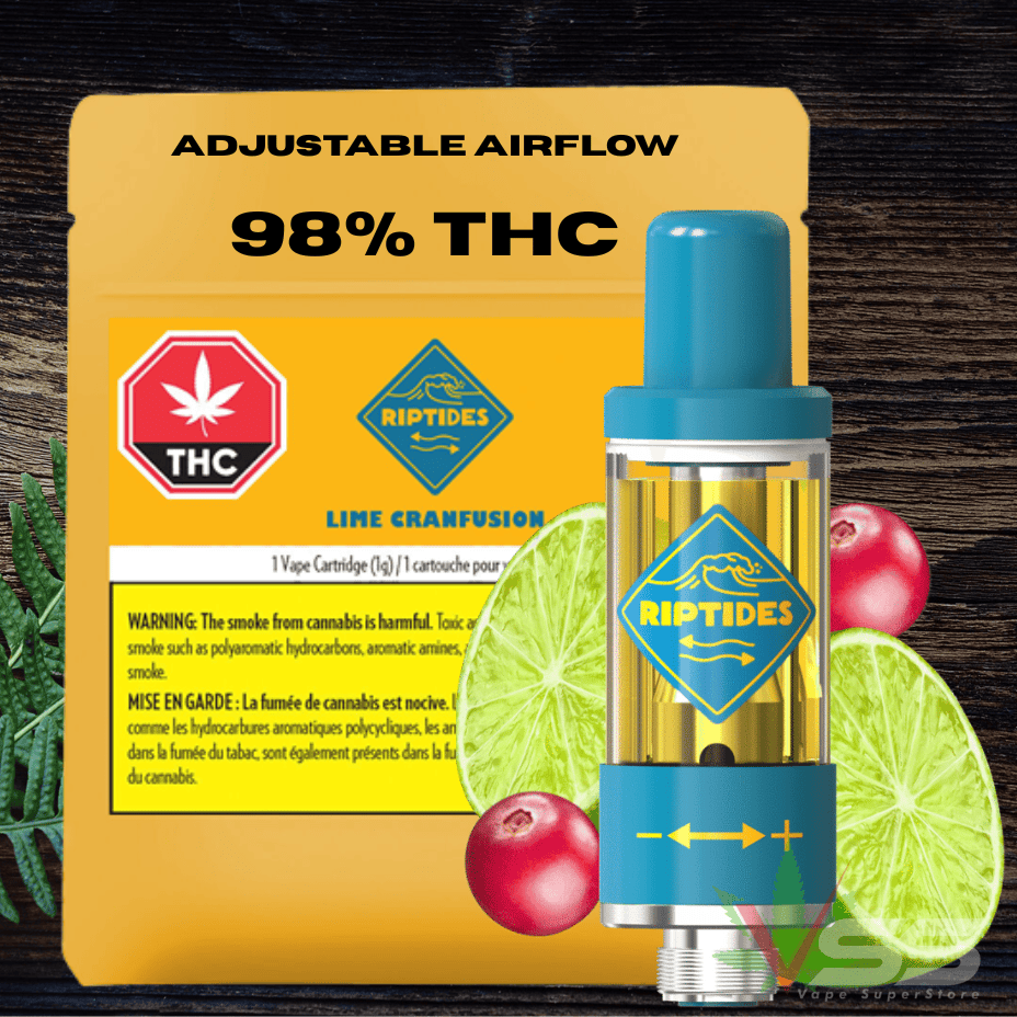 Riptide Lime Cranfusion Liquid Diamond Indica Cart-1g Brandon Vape SuperStore and Cannabis Manitoba Canada