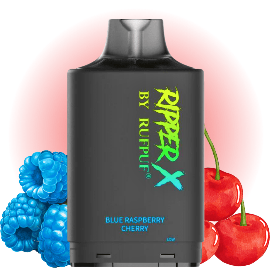 RufPuf Ripper X 50K - Blue Raspberry Cherry 50000 Puffs / 20mg Brandon Vape SuperStore and Cannabis Manitoba Canada
