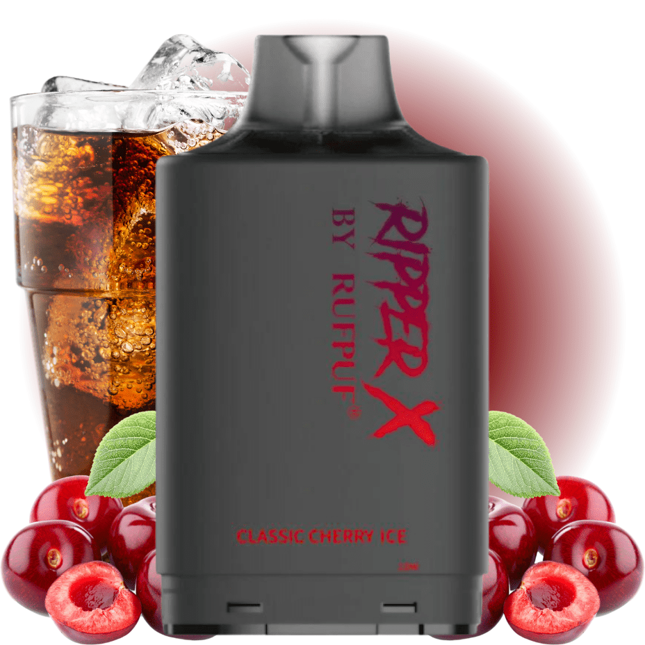 RufPuf Ripper X 50K - Classic Cherry Ice Brandon Vape SuperStore and Cannabis Manitoba Canada