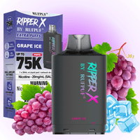 RufPuf Ripper X 75k Turbo Pod - Grape Ice 20mg / 75000 Puffs Brandon Vape SuperStore and Cannabis Manitoba Canada