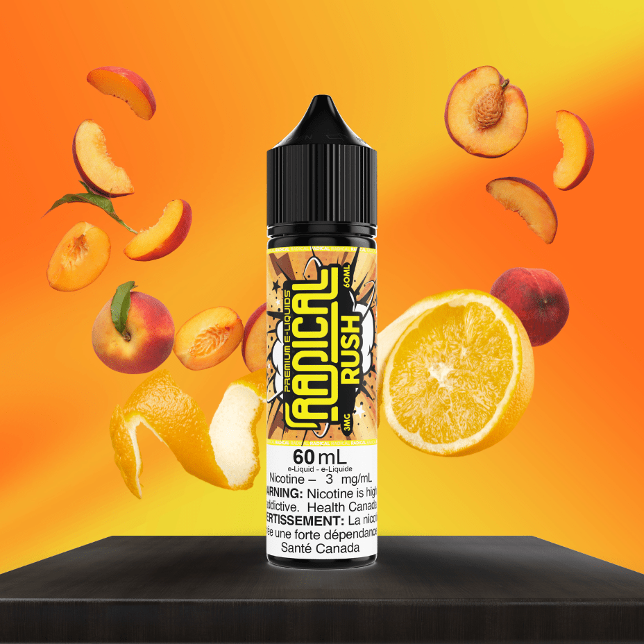 Rush By Radical E-Liquid 60ml / 3mg Brandon Vape SuperStore and Cannabis Manitoba Canada