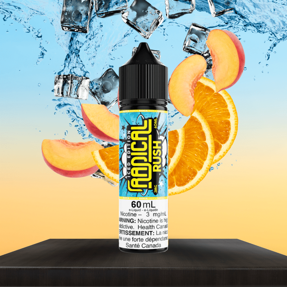 Rush Ice By Radical E-Liquid 3mg Brandon Vape SuperStore and Cannabis Manitoba Canada