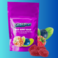 SHRED 'EMS Wild Berry Blaze  Gummies 4:1 CBD:THC 2.5mg Brandon Vape SuperStore and Cannabis Manitoba Canada