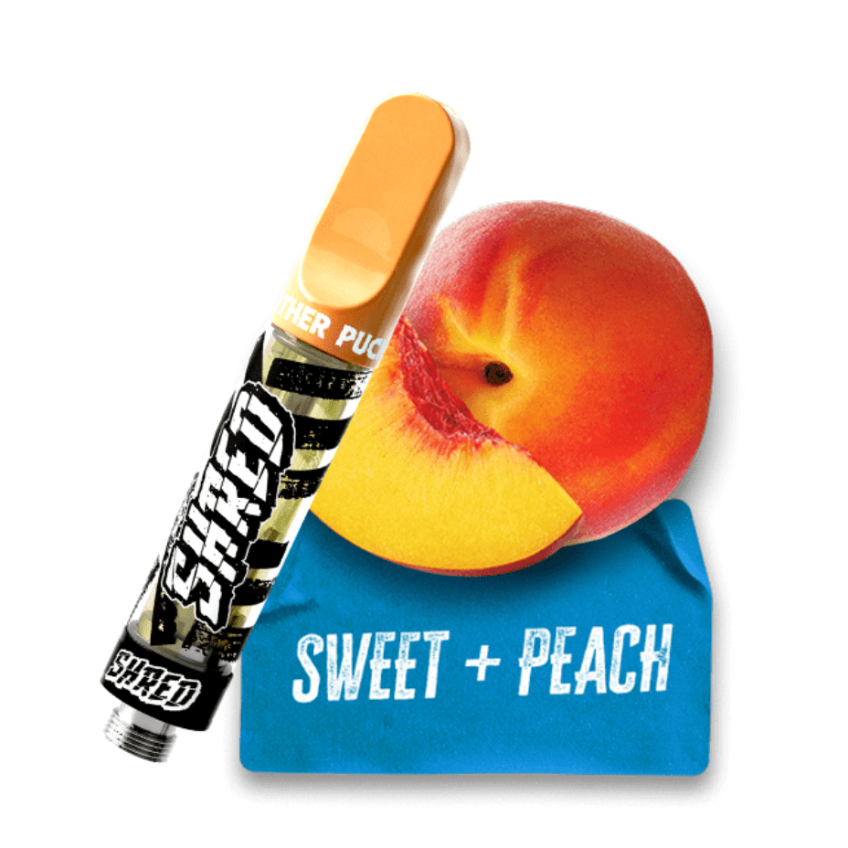 Shred Mother Pucker Peach Cartridge - 1.1g 1.1g Brandon Vape SuperStore and Cannabis Manitoba Canada