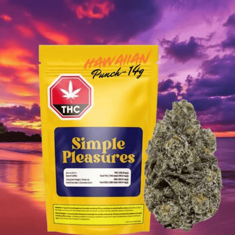 Simple Pleasures Hawaiian Punch Sativa Flower - 14g Brandon Vape SuperStore and Cannabis Manitoba Canada