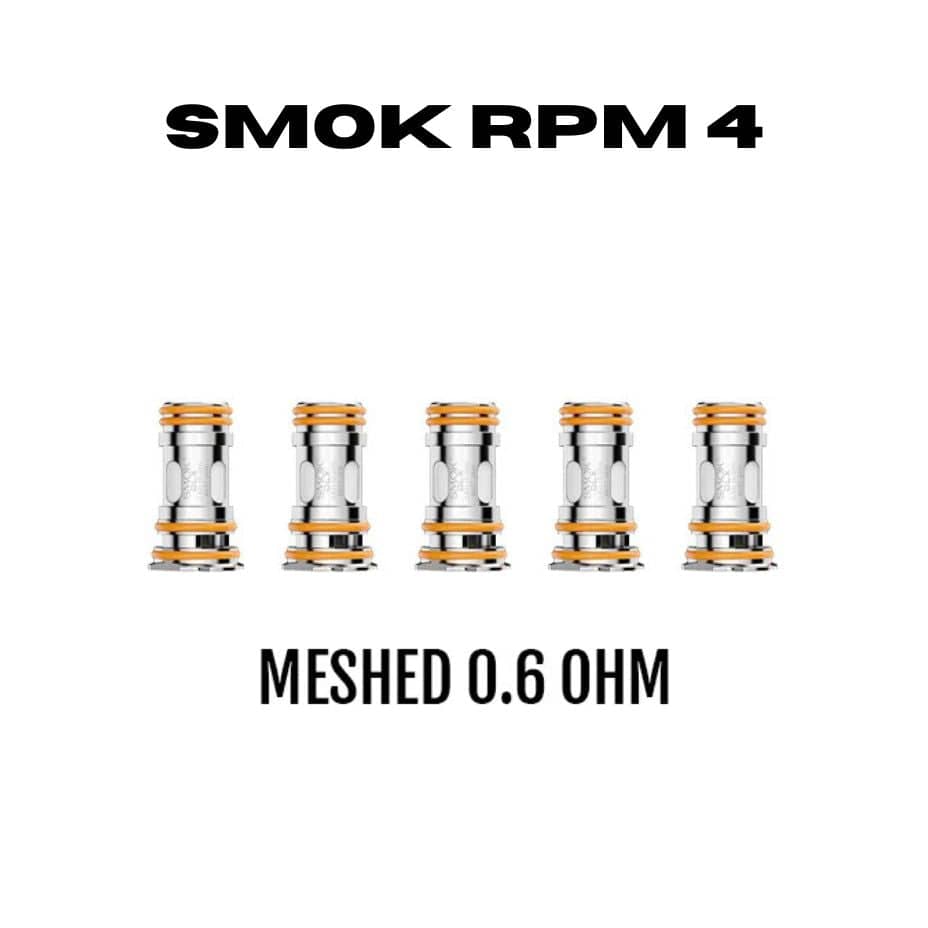 Smok RPM 4 Replacement Coils-5pk 0.6Ω (10-30W) Brandon Vape SuperStore and Cannabis Manitoba Canada