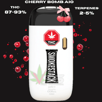 SmokeStack Cherry Bomb AIO Disposable Vape 1g Brandon Vape SuperStore and Cannabis Manitoba Canada