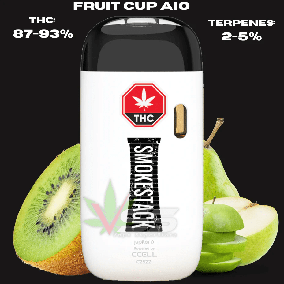 SmokeStack Fruit Cup AIO Disposable Vape 1g Brandon Vape SuperStore and Cannabis Manitoba Canada